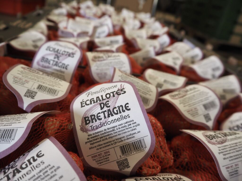 Nouvelle gamme d’échalotes traditionnelles de Bretagne et d’oignons rosés de Bretagne, habillés d’un packaging Pouliquen